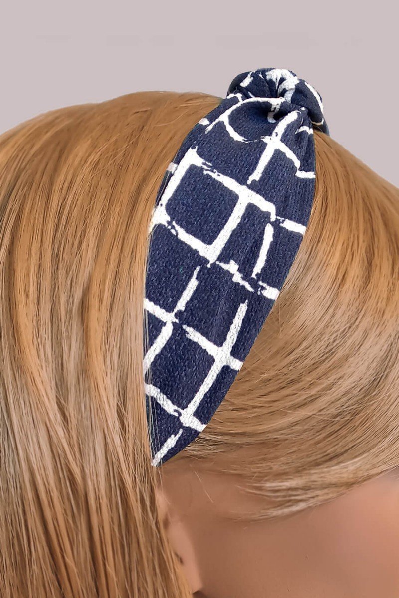 LUOZZY Faixa de cabelo xadrez xadrez para cabelo com estampa de tabuleiro  de xadrez, faixa de cabelo elástica feminina
