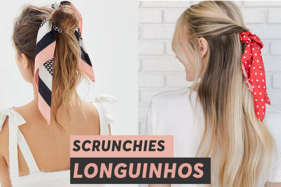 scrunchies longos como usar