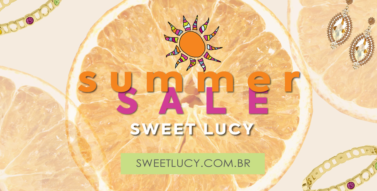 ofertas de verão semijoias bijuterias acessorios femininos sweet lucy colar brinco