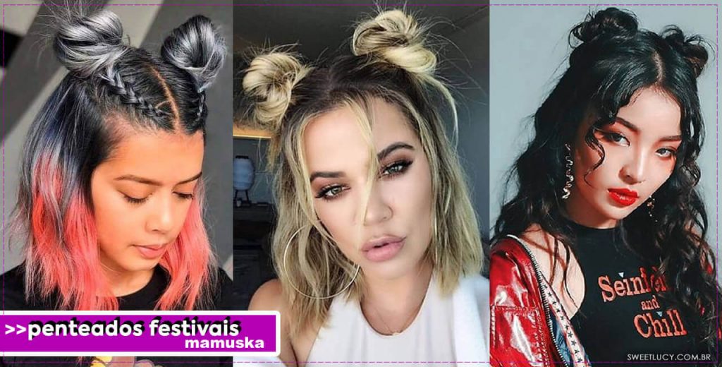 penteado para festival de musica dois coquinhos